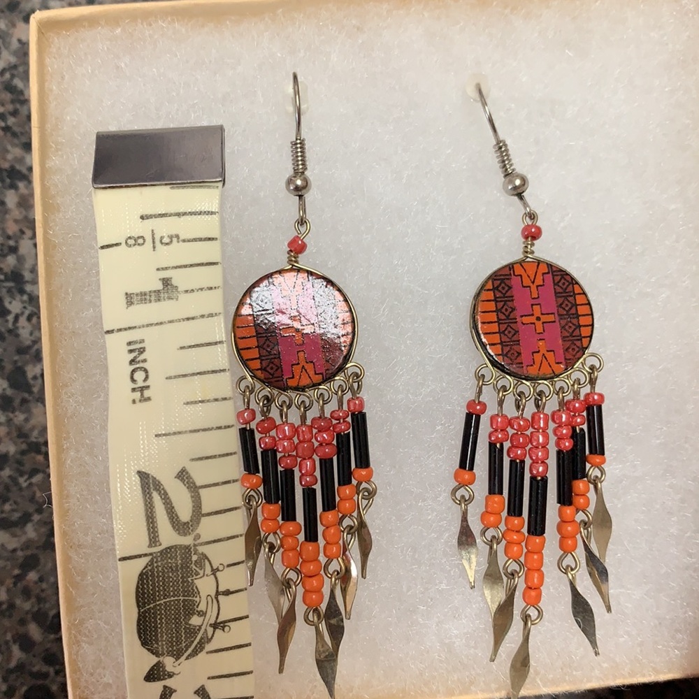 Colorful earrings - Picture 3 of 3